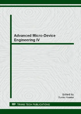 Hosaka |  Advanced Micro-Device Engineering IV | eBook | Sack Fachmedien