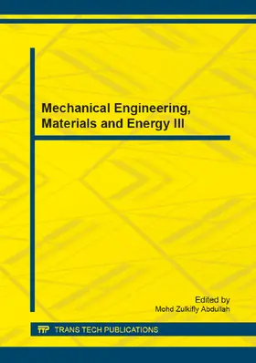 Abdullah |  Mechanical Engineering, Materials and Energy III | eBook | Sack Fachmedien