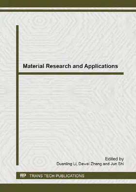 Li / Zheng / Shi |  Material Research and Applications | eBook | Sack Fachmedien