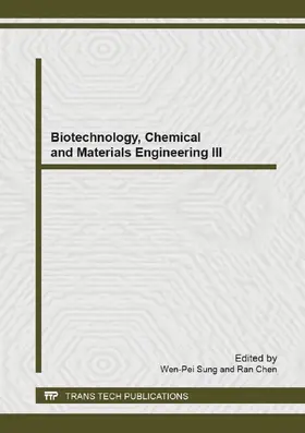 Sung / Chen |  Biotechnology, Chemical and Materials Engineering III | eBook | Sack Fachmedien