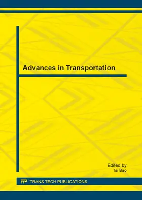 Bao |  Advances in Transportation | eBook | Sack Fachmedien