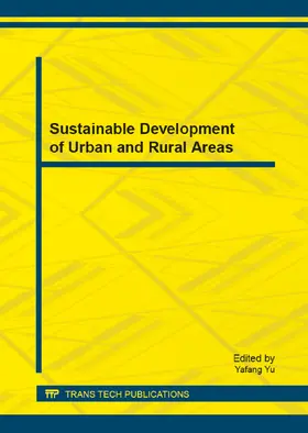 Yu |  Sustainable Development of Urban and Rural Areas | eBook | Sack Fachmedien