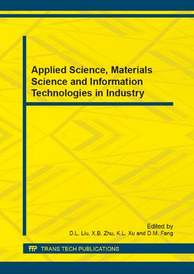 Liu / Zhu / Xu |  Applied Science, Materials Science and Information Technologies in Industry | eBook | Sack Fachmedien