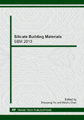 Wu / Chen |  Silicate Building Materials | eBook | Sack Fachmedien