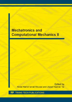 Mourad / Tar |  Mechatronics and Computational Mechanics II | eBook | Sack Fachmedien