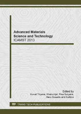 Triyana / Khairurrijal / Suryana |  Advanced Materials Science and Technology | eBook | Sack Fachmedien