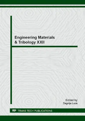 Loca |  Engineering Materials & Tribology XXII | eBook | Sack Fachmedien