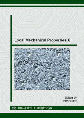 Haušild / Hausild |  Local Mechanical Properties X | eBook | Sack Fachmedien