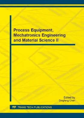 Chen |  Process Equipment, Mechatronics Engineering and Material Science II | eBook | Sack Fachmedien