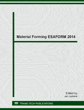 Larkiola |  Material Forming ESAFORM 2014 | eBook | Sack Fachmedien