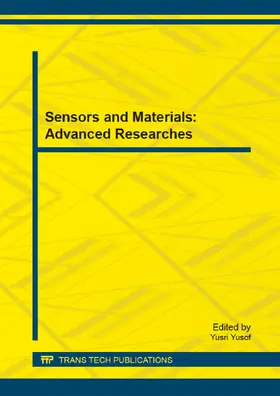 Yusof |  Sensors and Materials: Advanced Researches | eBook | Sack Fachmedien