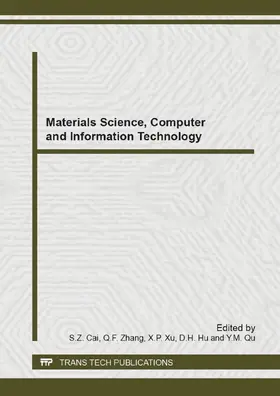 Cai / Zhang / Xu |  Materials Science, Computer and Information Technology | eBook | Sack Fachmedien