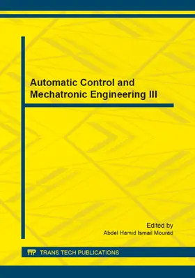 Mourad |  Automatic Control and Mechatronic Engineering III | eBook | Sack Fachmedien