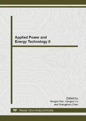 Fan / Liu / Chen |  Applied Power and Energy Technology II | eBook | Sack Fachmedien