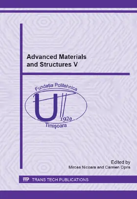 Nicoara / Opris |  Advanced Materials and Structures V | eBook | Sack Fachmedien