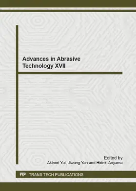 Yui / Yan / Aoyama |  Advances in Abrasive Technology XVII | eBook | Sack Fachmedien