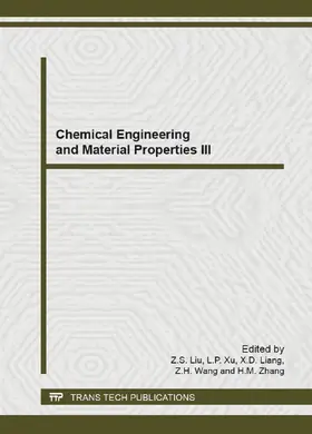 Liu / Xu / Liang |  Chemical Engineering and Material Properties III | eBook | Sack Fachmedien