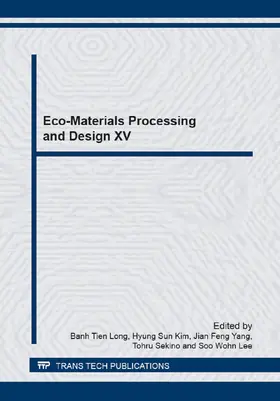 Banh / Kim / Yang |  Eco-Materials Processing and Design XV | eBook | Sack Fachmedien