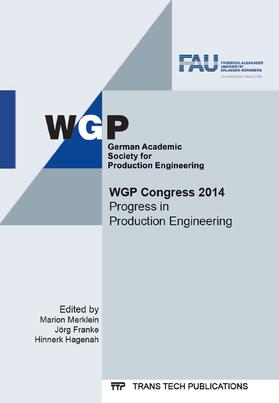 Merklein / Franke / Hagenah |  WGP Congress 2014 | eBook | Sack Fachmedien