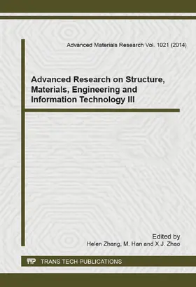 Zhang / Han / Zhao |  Advanced Research on Structure, Materials, Engineering and Information Technology III | eBook | Sack Fachmedien