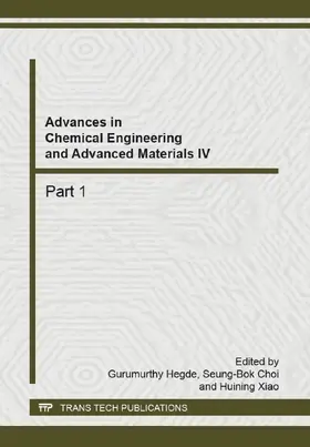 Hegde / Choi / Xiao |  Advances in Chemical Engineering and Advanced Materials IV | eBook | Sack Fachmedien