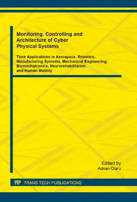 Olaru |  Monitoring, Controlling and Architecture of Cyber Physical Systems | eBook | Sack Fachmedien