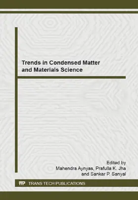 Aynyas / Jha / Sanyal |  Trends in Condensed Matter and Materials Science | eBook | Sack Fachmedien