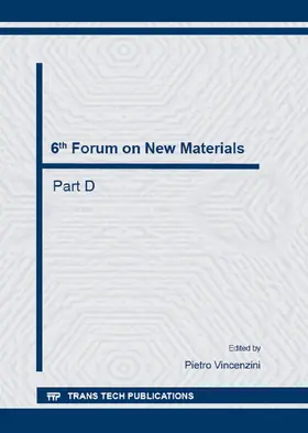 Vincenzini |  6th Forum on New Materials - Part D | eBook | Sack Fachmedien