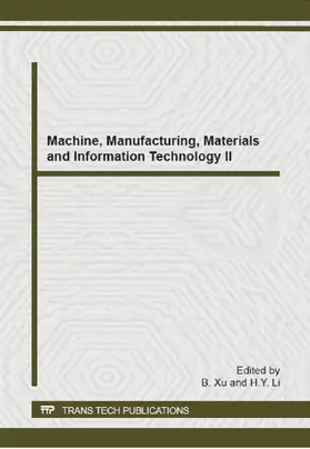 Xu / Li |  Machine, Manufacturing, Materials and Information Technology II | eBook | Sack Fachmedien