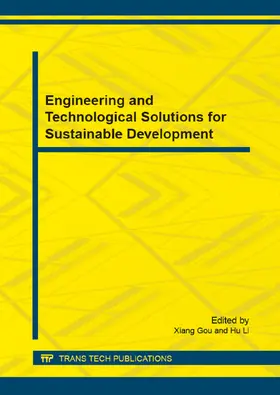 Gou / Li |  Engineering and Technological Solutions for Sustainable Development | eBook | Sack Fachmedien