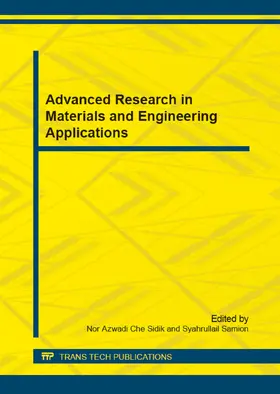 Che Sidik / Syahrullail |  Advanced Research in Materials and Engineering Applications | eBook | Sack Fachmedien