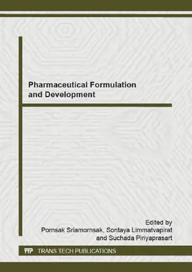 Sriamornsak / Limmatvapirat / Piriyaprasart |  Pharmaceutical Formulation and Development | eBook | Sack Fachmedien