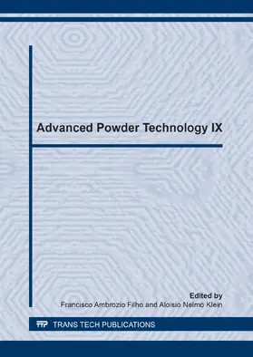 Filho / Klein |  Advanced Powder Technology IX | eBook | Sack Fachmedien