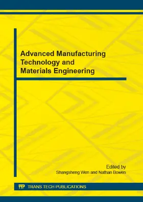 Wen / Bowen |  Advanced Manufacturing Technology and Materials Engineering | eBook | Sack Fachmedien