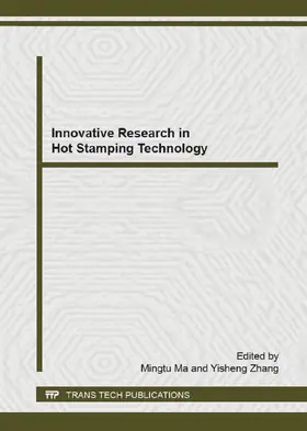 Ma / Zhang |  Innovative Research in Hot Stamping Technology | eBook | Sack Fachmedien