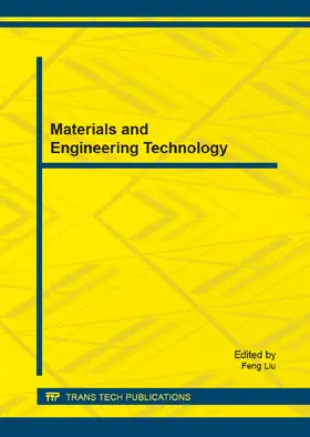 Liu |  Materials and Engineering Technology | eBook | Sack Fachmedien