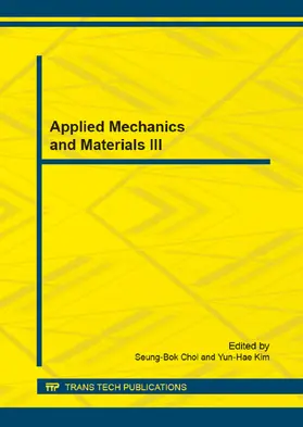 Choi / Kim |  Applied Mechanics and Materials III | eBook | Sack Fachmedien