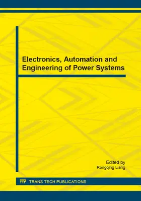 Liang |  Electronics, Automation and Engineering of Power Systems | eBook | Sack Fachmedien