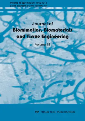 Nandyala |  Journal of Biomimetics, Biomaterials & Tissue Engineering Vol. 18 | eBook | Sack Fachmedien