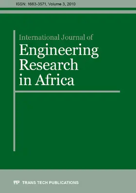 Ibhadode |  International Journal of Engineering Research in Africa Vol. 3 | eBook | Sack Fachmedien