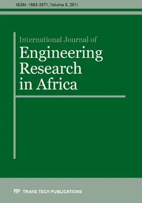 Ibhadode |  International Journal of Engineering Research in Africa Vol. 5 | eBook | Sack Fachmedien