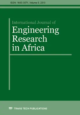 Ibhadode |  International Journal of Engineering Research in Africa Vol. 9 | eBook | Sack Fachmedien