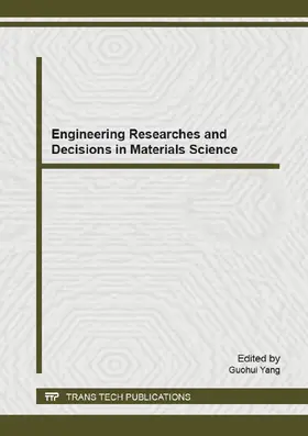 Yang |  Engineering Researches and Decisions in Materials Science | eBook | Sack Fachmedien