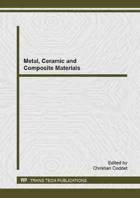 Coddet |  Metal, Ceramic and Composite Materials | eBook | Sack Fachmedien