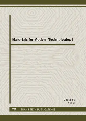 Li |  Materials for Modern Technologies I | eBook | Sack Fachmedien