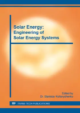 Kolisnychenko |  Solar Energy: Engineering of Solar Energy Systems | eBook | Sack Fachmedien