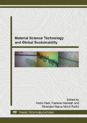 Hadi / Hamzah / Mohd Rodhi |  Material Science Technology and Global Sustainability | eBook | Sack Fachmedien