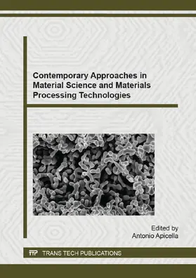 Apicella |  Contemporary Approaches in Material Science and Materials Processing Technologies | eBook | Sack Fachmedien