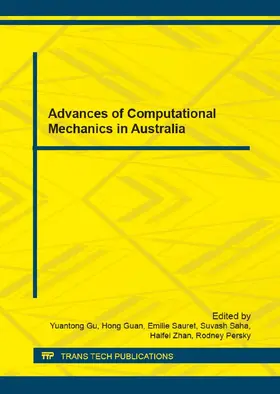 Gu / Guan / Sauret |  Advances of Computational Mechanics in Australia | eBook | Sack Fachmedien