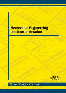 Deng |  Mechanical Engineering and Instrumentation | Buch |  Sack Fachmedien